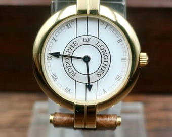 Vintage RODOLPHE by LONGINES Lady quartz watch. Swiss Made quartz.
