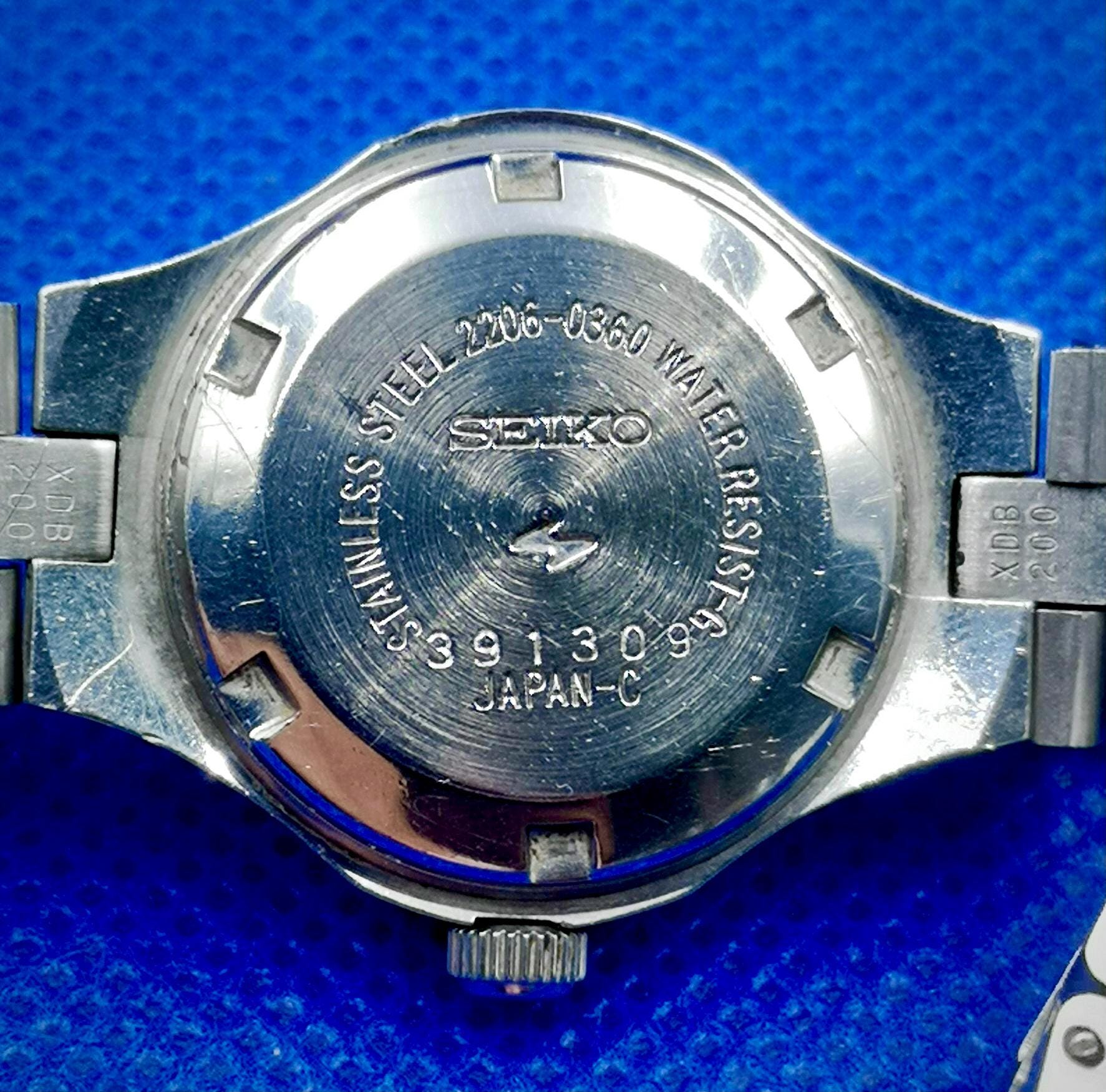 Vintage Seiko Automatic Blue Face Lady Watch.17 Jewels. - Etsy