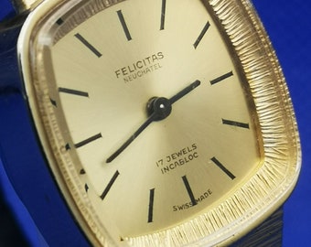 Vintage and Rare FELICITAS Neuchatel Hand-winding Women's