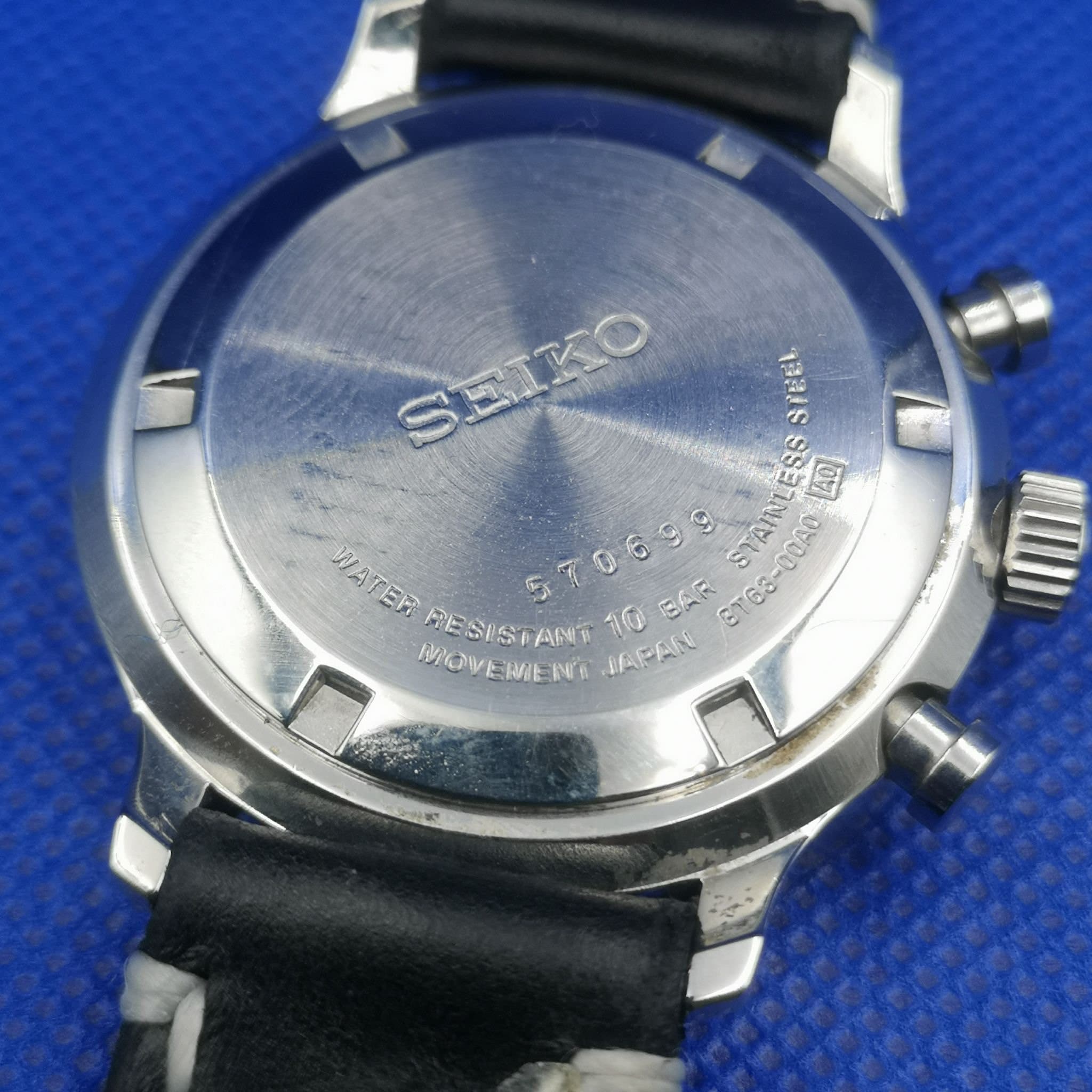 Seiko Chronograph 8T63 00A0 Mens Quartz Watch. Etsy Canada