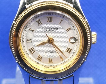 Vintage and rare Christian Mode gold color Swiss automatic lady watch.