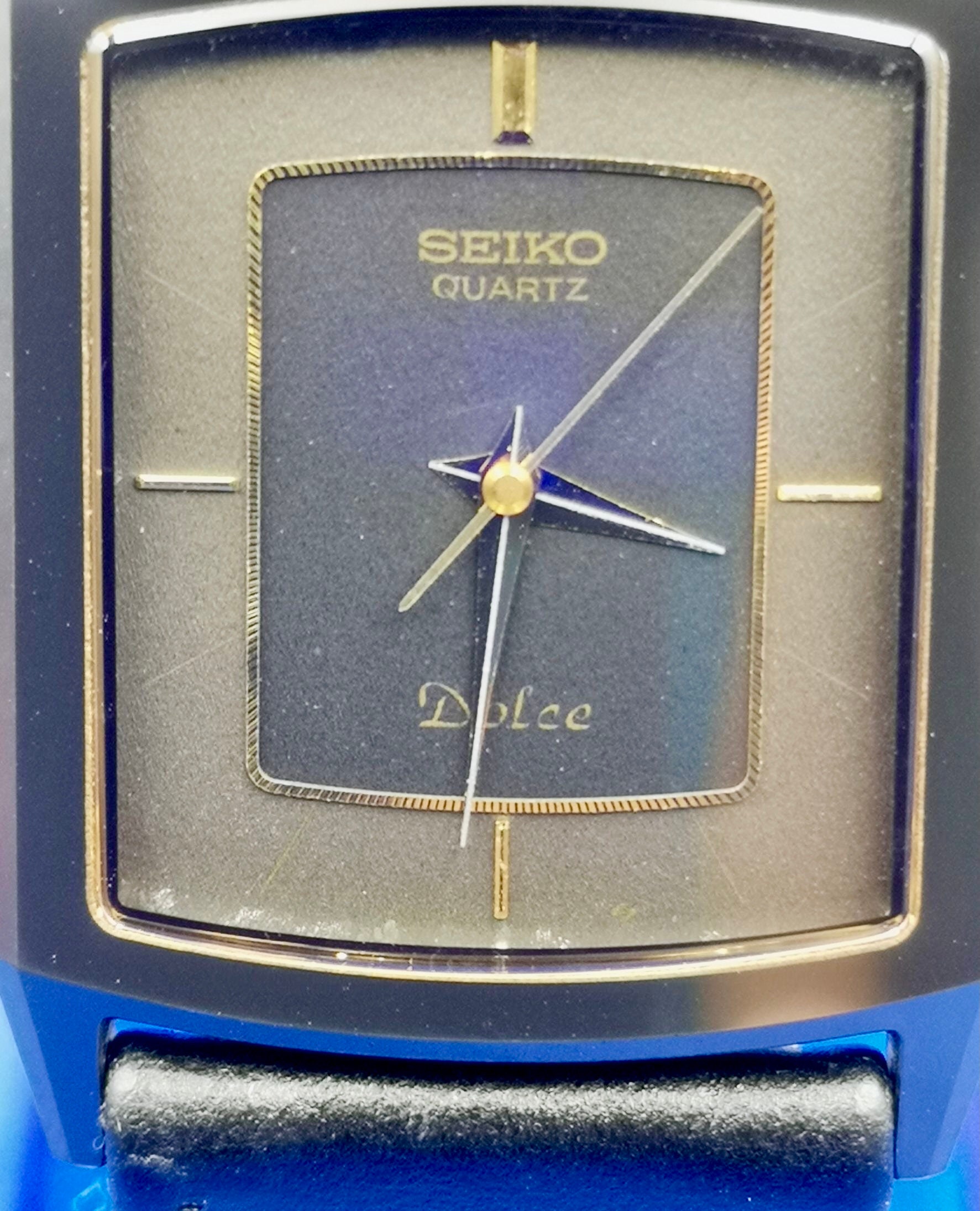 Vintage and Rare Seiko Dolce Ceramics Unisex Quartz Watch