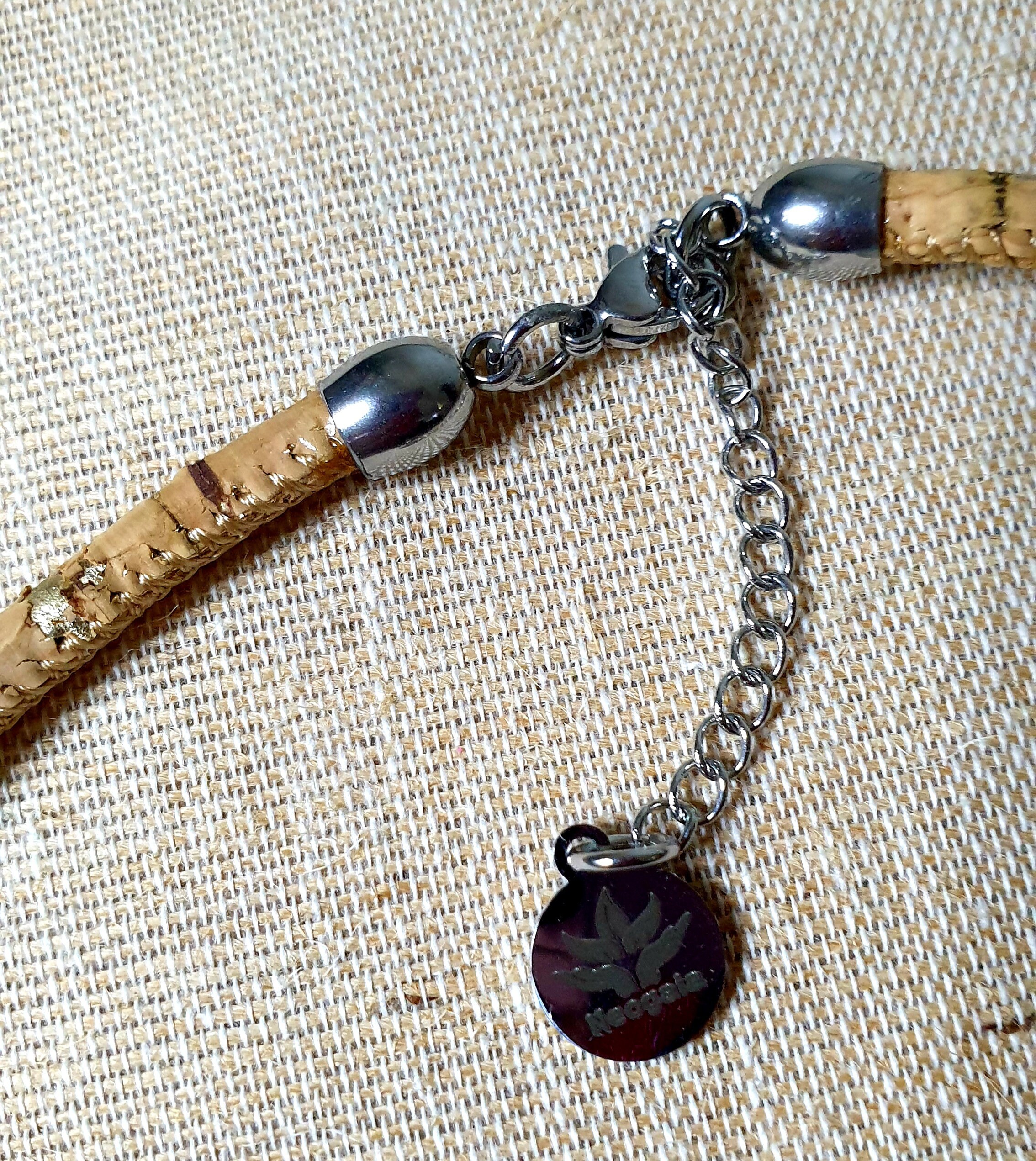 Original Large Sustainable Portuguese Cork Necklace With Etsy