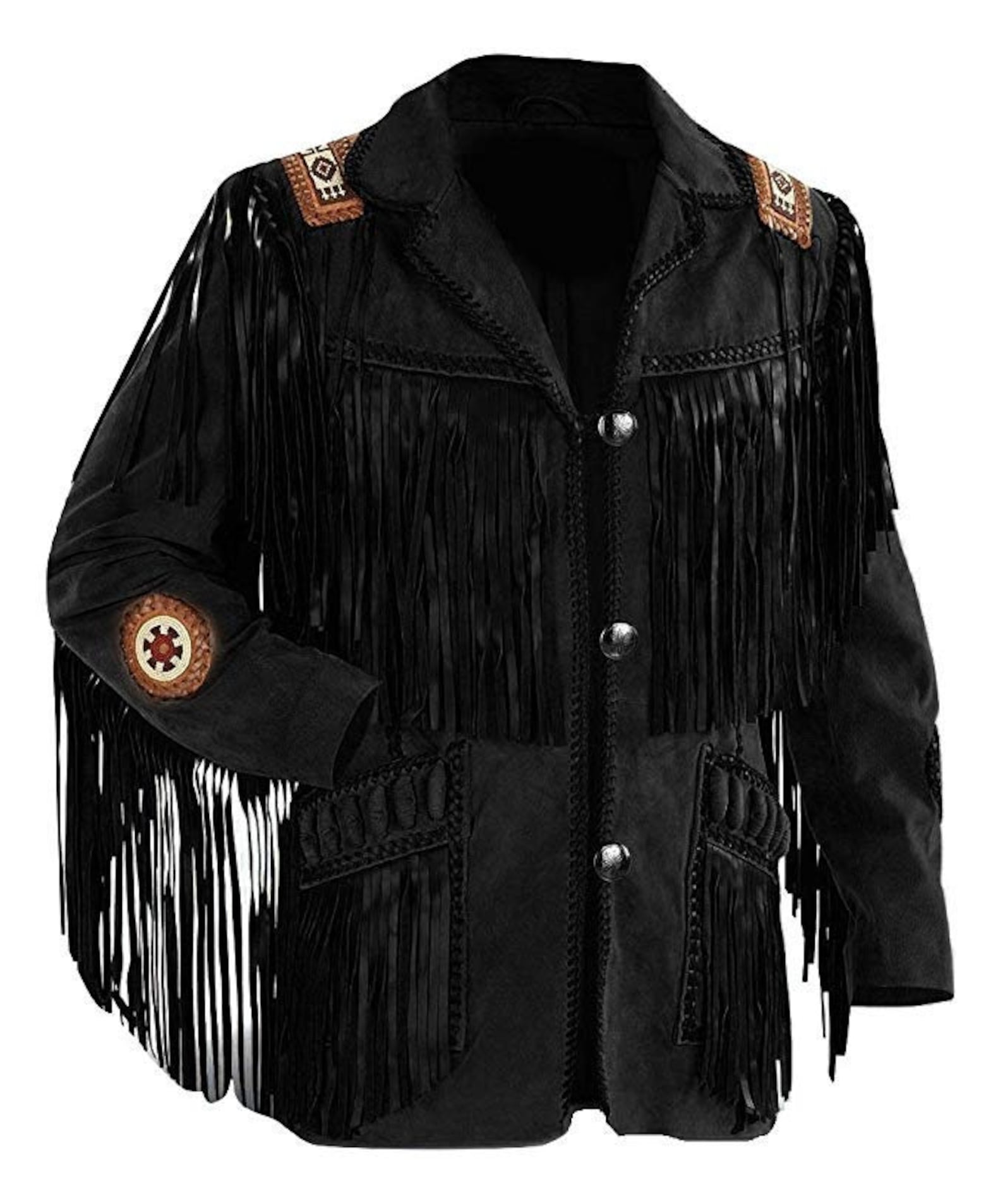 Men's Fashion Western Genuine Cowboy Jacket Native Etsy
