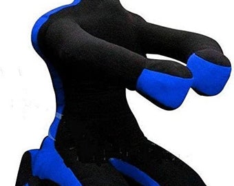 Bestzo MMA Brésilien Jiu Jitsu Fait à la Main Lutte Grappling BJJ Mannequin Noir, Judo Sac de Frappe Lancer Mannequin pour Karaté, Entraînement de Boxe