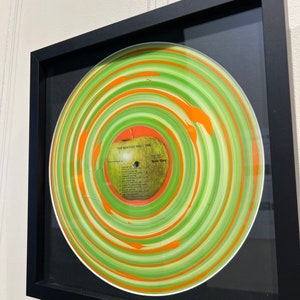 Love Me: Hand-painted Beatles LP vinyl art