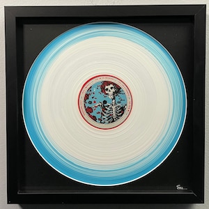 Miracle 2: Grateful Dead Hand-Painted Vinyl Record Framed