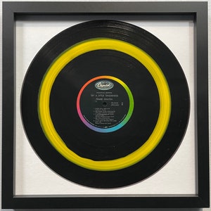 Könnte beinhalten: Eine schwarze Schallplatte mit einem gelben Ring am Rand. Das Plattenlabel ist rot, weiß und blau mit dem Text "Pickwick Series Capitol Records" und "Try A Little Tenderness Frank Sinatra PC 5443 (PC 2443)".
