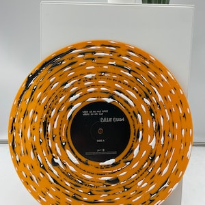 Wake up: Hand-Painted Vinyl Record Framed Art