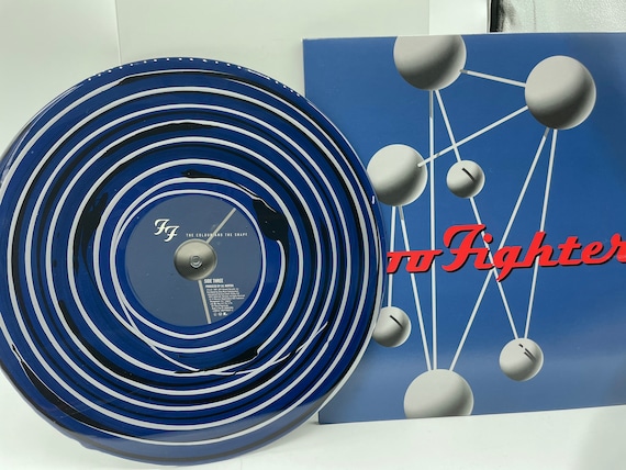 Custom Hand-painted Foo Fighters Vinyl Record Plus Album Cover
