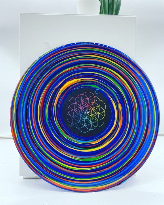 Dreams: Coldplay Hand-painted Vinyl Record Framed 