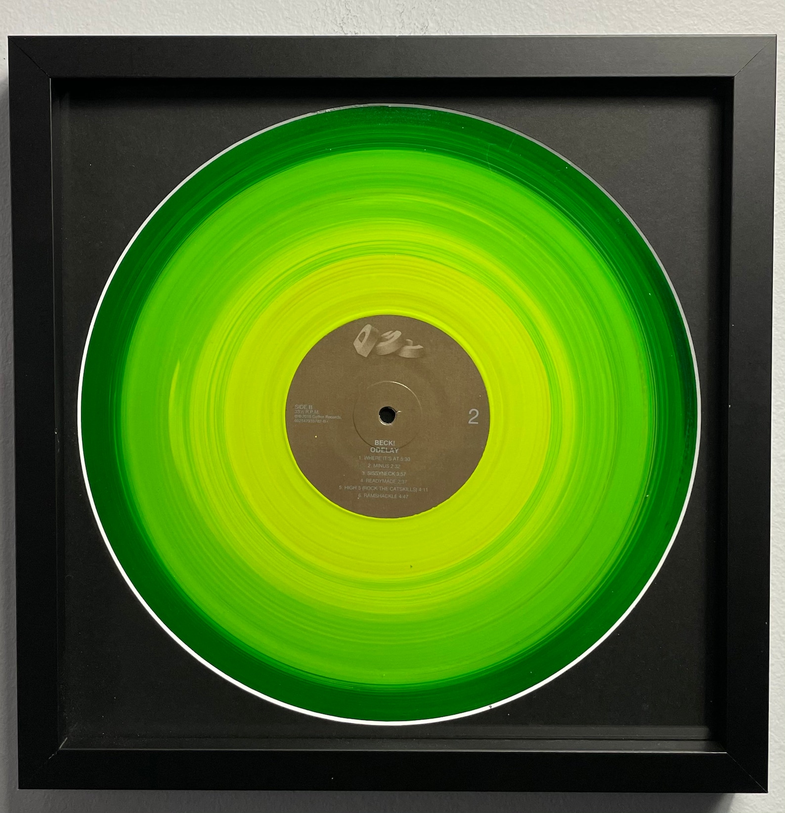 Two Turntables and a Microphone Beck Handpainted Vinyl Etsy