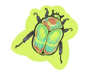 Beetle Sticker