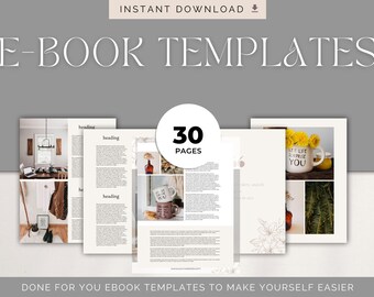 Plantilla de ebook, plantilla de libro de trabajo de coaching, plantilla de lead magnet, plantilla de creador de cursos, PDF de ebook, descarga digital de ebook