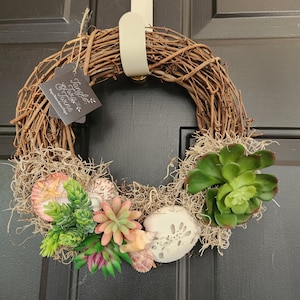 Succulent wreath