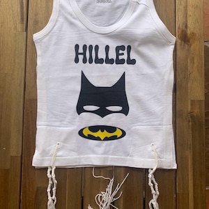 PERSONALIZED Tzitzit ,custom Tzitzit with Name and Graphic In Hebrew or English, Cotton Undershirt Style -Lots of Options