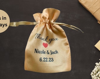 Custom Wedding Favor Bags Personalized Candy Wedding Bags Wedding Breathe Mint Sacks Custom Name Cookie Bags Wedding Guest Favors Wedding