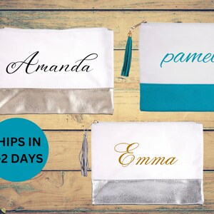 Custom Makeup Bag , Customized Cosmetic Bag, Personalized Bag, Initial Pouch, Toiletry Bag, Gift for Her, Makeup Tool Organizer, Bridesmaid