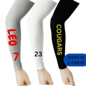 Buy Leg Sleeves Compression Long Knee Sleeve UV Protect for Men Women Sport  Basketball Football (White,2 Pieces) Online at Low Prices in India 