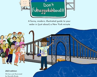 Funny Haggadah printout - Don't Fuhaggadahboudit, Funny Seder, Funny Passover, Modern Haggadah, Haggadah download, Haggadah printout