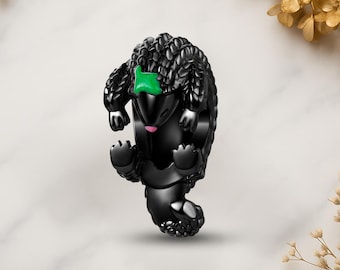 Pangolin Genuine 925 Sterling Silver for Charm Bracelet