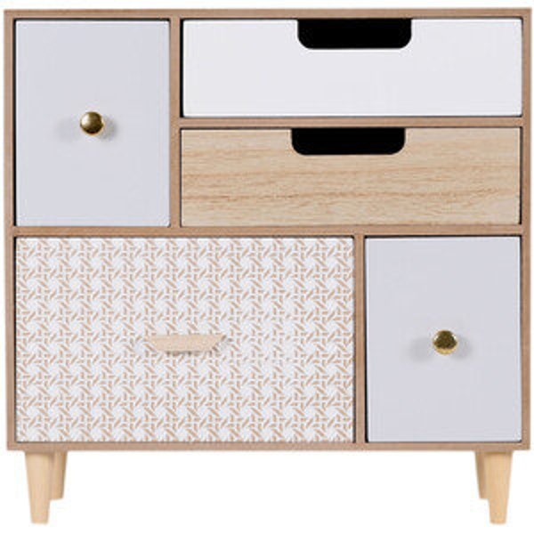 5-Layer Wooden Nordic storage drawers is perfect for your small knick-knacks and jewelry organizer