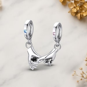 Pinky schwören echte 925 Sterling Silber für Bettelarmband