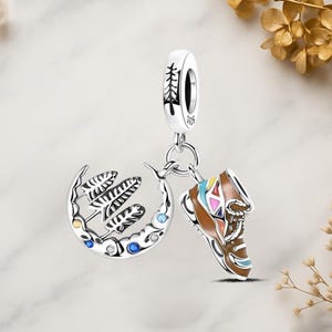 Vandring Klättring Äkta 925 Sterling Silver för Charm Armband