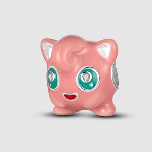 Jigglypuff Genuine 925 Sterling Silver for Charm Bracelet