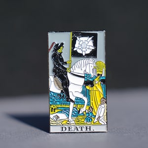 Tod Tarot Karte Emaille Pin