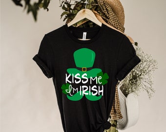 Kiss Me I'm Irish Silly SVG