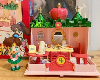 Sailor Jupiter vintage 1992 castle playing miniature doll house - Bandai