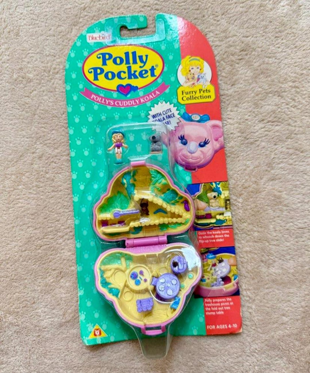 Polly pocket bluebird vintage koala picnic 1994 - Jeux & Jouets