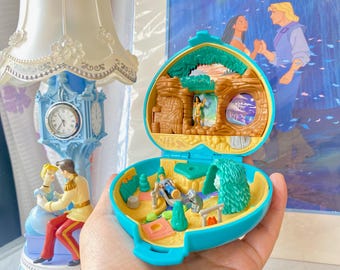 Seltenes 100% komplettes pollypockets Disney Vintage 1995 Pocahontas Set bluebird Polly Pocket