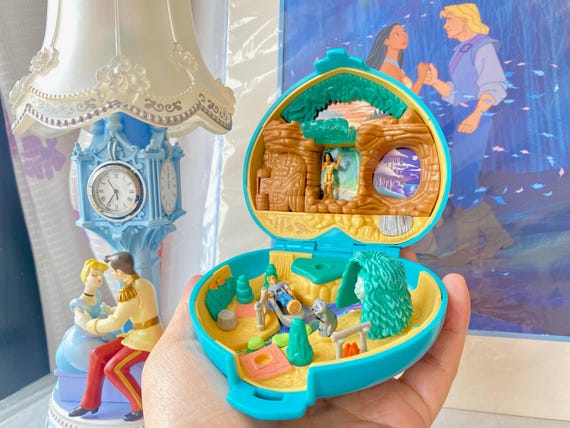 Rare 100% Complete Pollypockets Disney Vintage 1995 Pocahontas Set