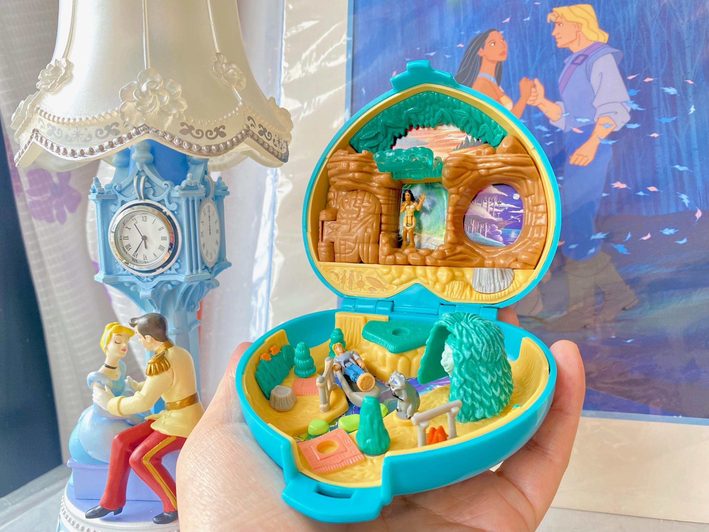 Rare 100% Complete Pollypockets Disney Vintage 1995 Pocahontas Set