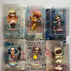 Rare Blythe vintage takara tomy figure set of 6