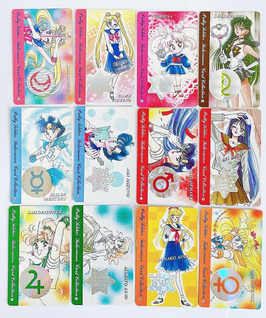 1993年 セーラームーン公式 銀箔 キラプリズムカードセット（12枚入り