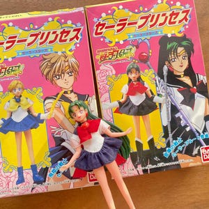 NIP Bandai 1996 Sailor moon Sailor Pluto and Uranus mini doll figure