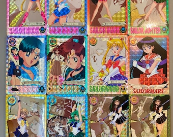 Sailor Moon Prism Card | 1994 Bandai Graffiti Series, Sailormoon Vintage Collectible | Kira Sparkle