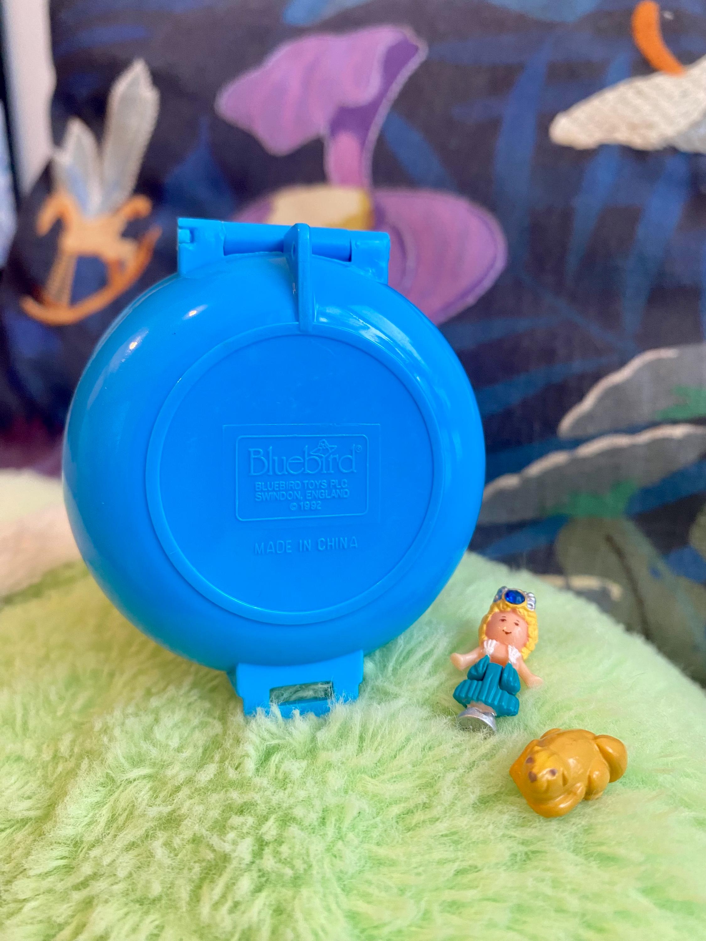 1992年製 ポリーポケット ジュエルドシーコンパクト（完全品）｜ブルー