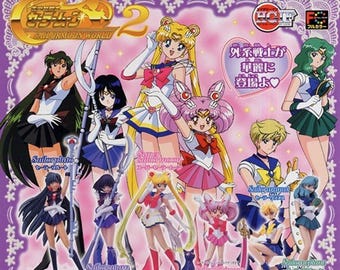 Set de figuras HGIF de Sailor Moon, año 2002 - Bandai, sin abrir.