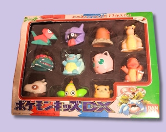 Seltene 1997 Bandai Pocket Monster DX Fingerpuppe Figuren Spielset