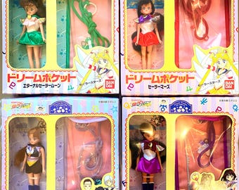 美少女戦士セーラームーンS WGL 6枚セット 当時物 ダブルゴールドレーザー 新品 セーラームーン 1996 ヴィンテージ ミニポケットコレクション人形