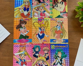 Sailor Moon 90s vintage Amada PP Kira Carddess Part 5, 7, 8, 9 | Sailormoon authentic collecting cards