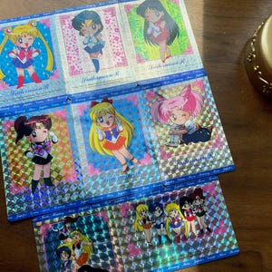 Sailormoon 90s vintage oficial Prism brilhando Amada coleção cartões HERO parte 1