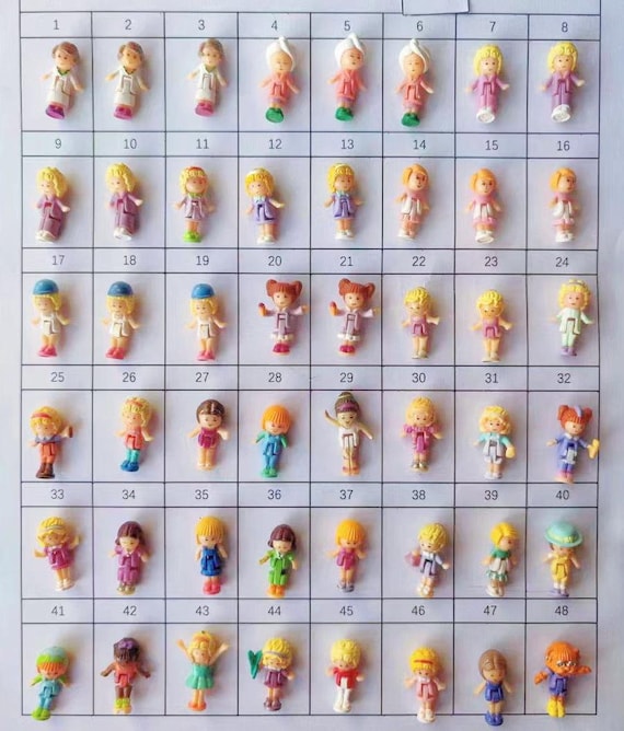Pick Your Style #7 |90s Vintage Polly Pocket Figure Salon Ice