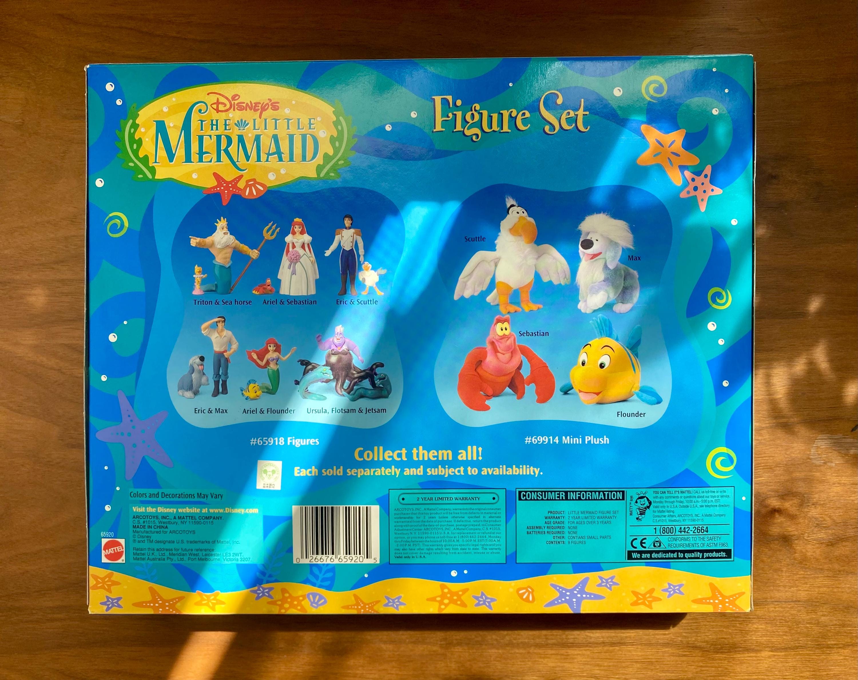 NIB | Disney 90s Vintage Little Mermaid Lagoon Figure Gift Set
