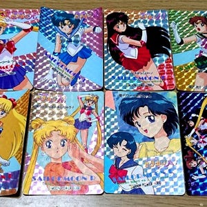 セーラームーン バンプレスト ミニカードセット 1994年 ヴィンテージ