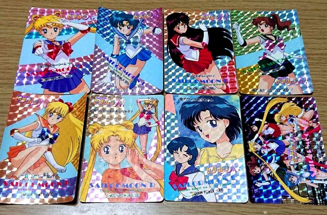 セーラームーン　カード　130枚以上　SAILORMOON CARD Sailor Moon 90s Vintage Amada Complete Set of PP Kira Sparkle